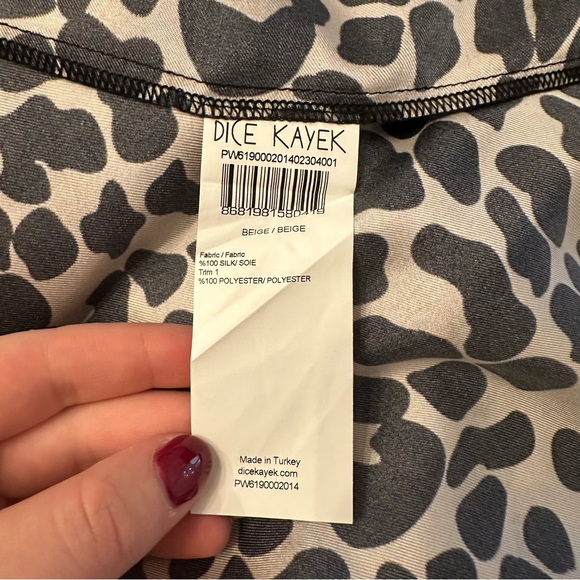 NWT DICE KAYEK leopard print midi dress - Size 40 / US 8 - Picture 5 of 5
